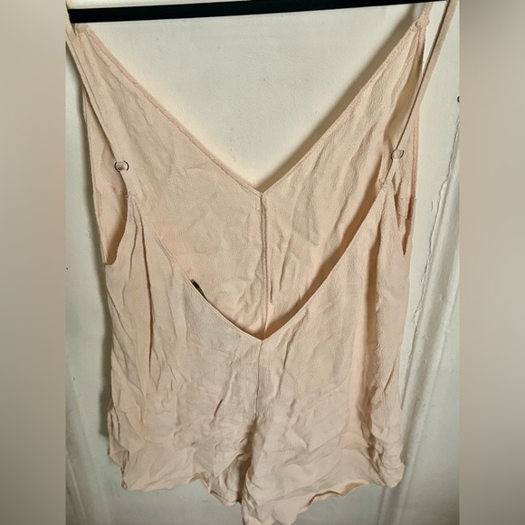 Reformation Pale Pink Open Back Romper - Picture 3 of 4